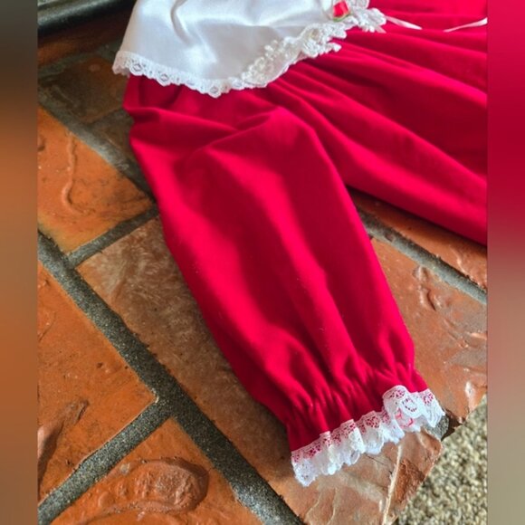 Vintage Allison Ann Velour Dress - Picture 6 of 7